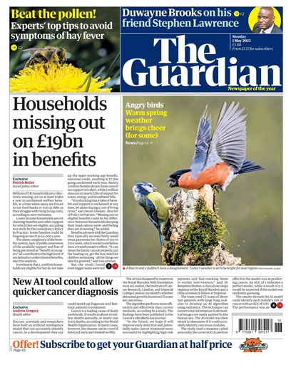 The Guardian Newspaper issue 