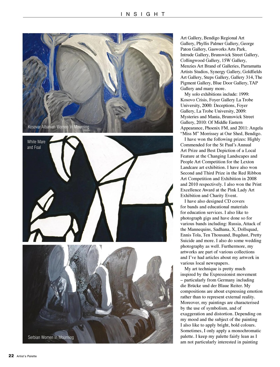 Artist's Palette Preview Pages