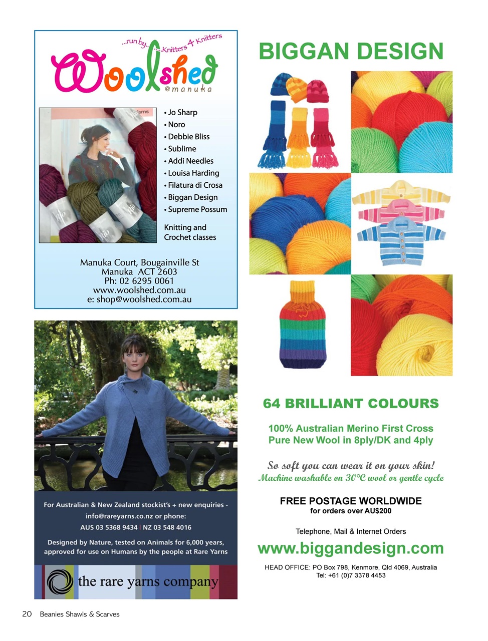 Beanies Shawls and Scarves Preview Pages