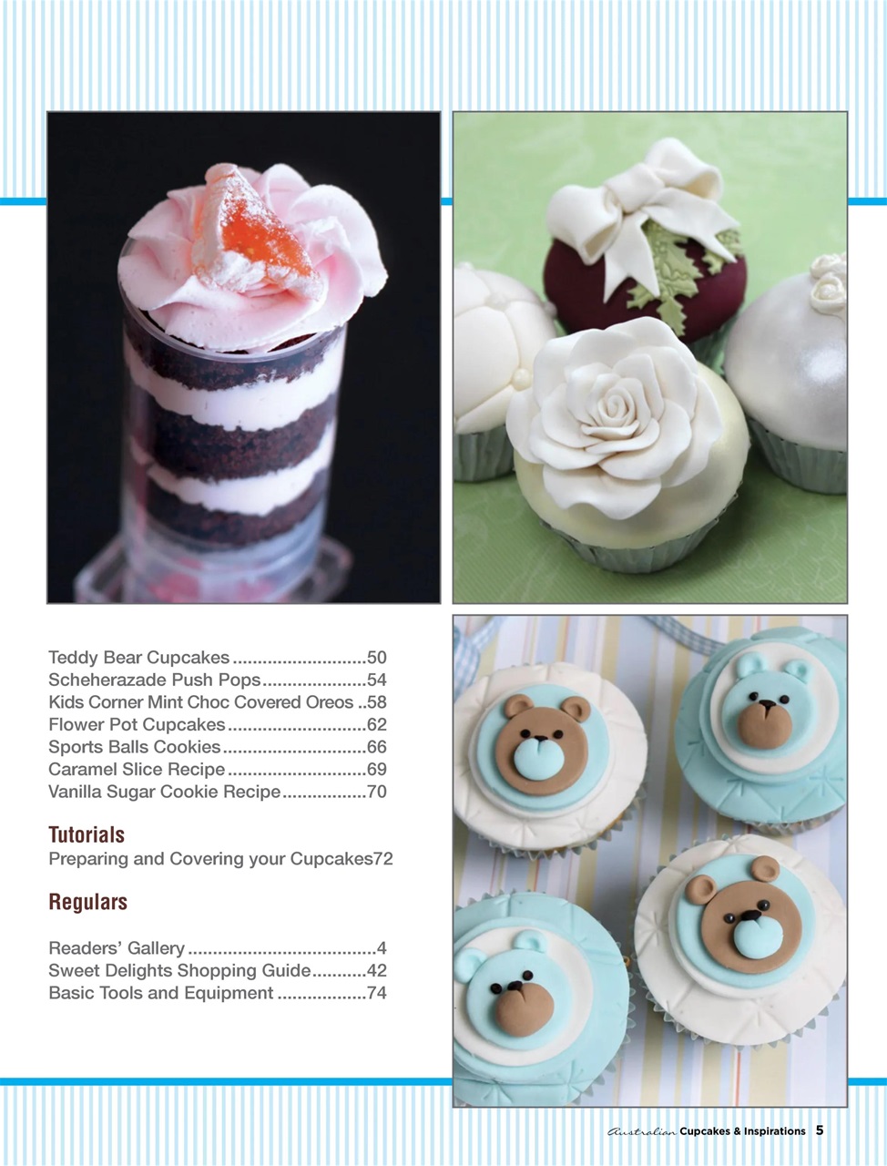 Australian Cupcakes and Inspirations Preview Pages