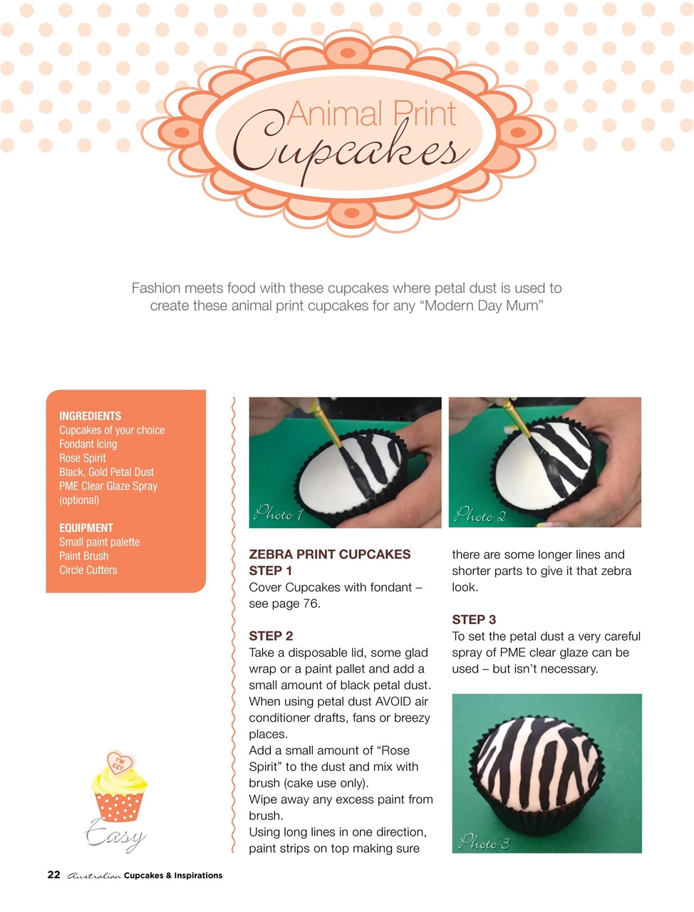 Australian Cupcakes and Inspirations Preview Pages