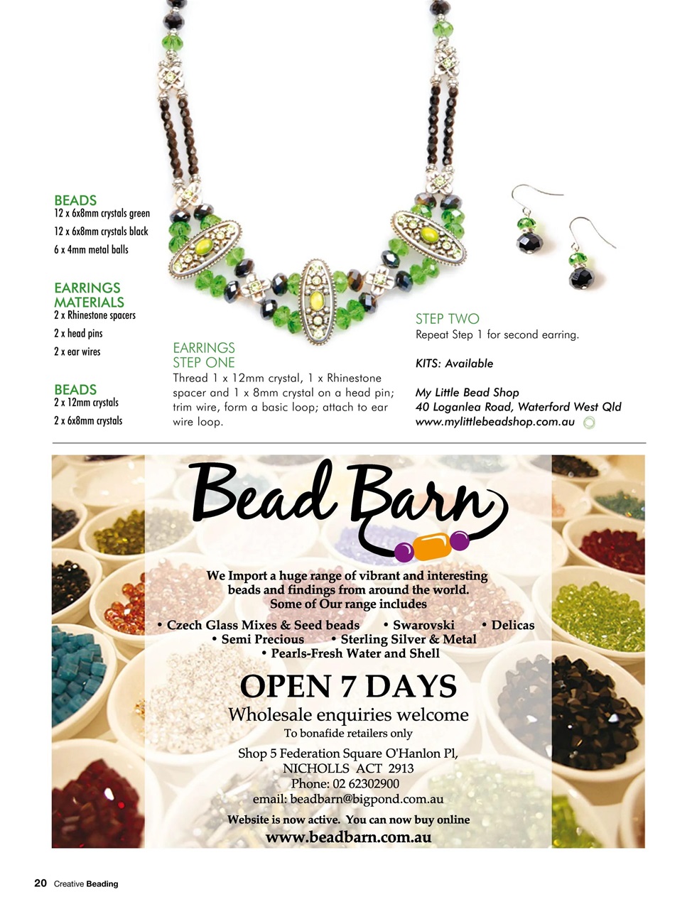 Creative Beading Preview Pages
