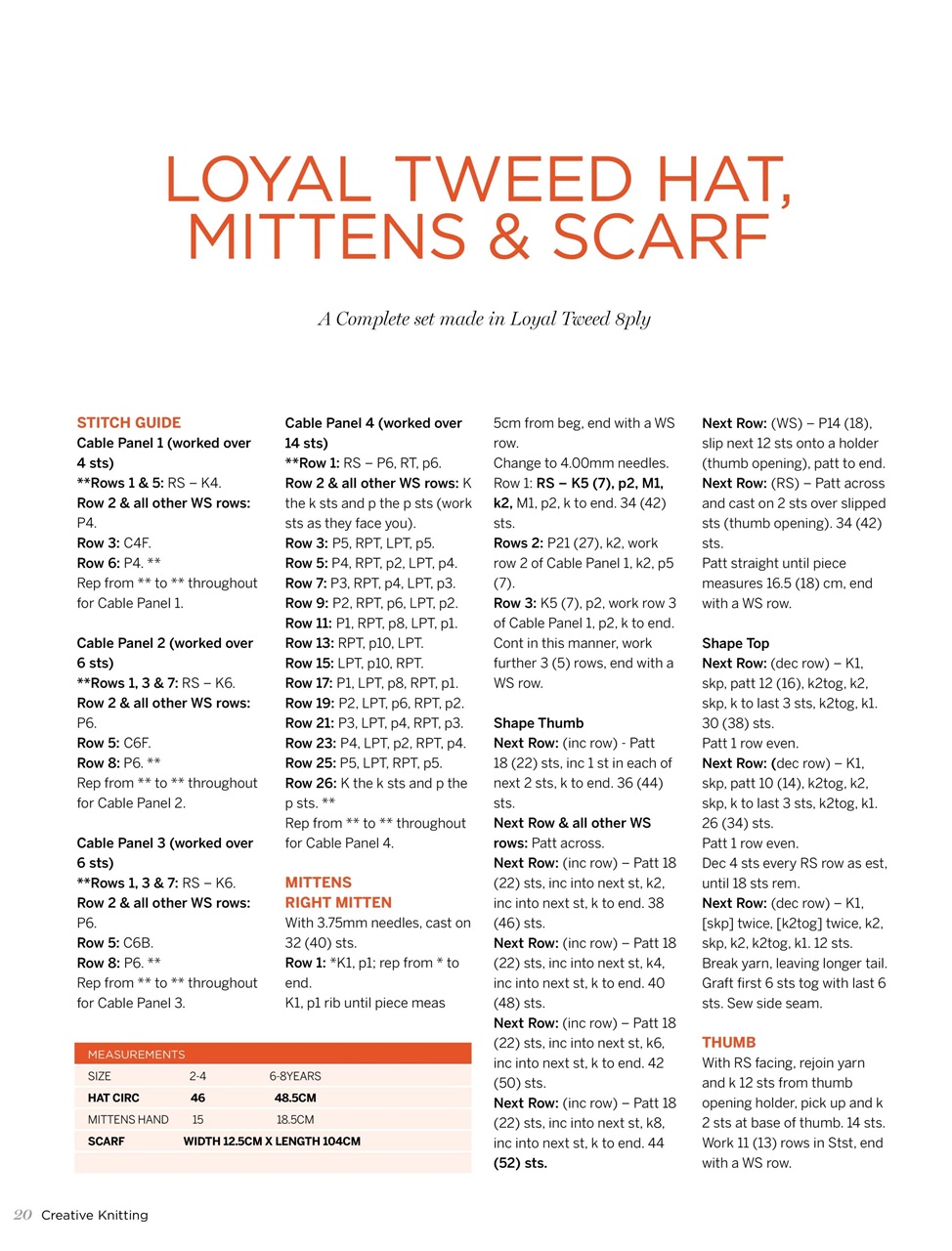 Creative Knitting Preview Pages