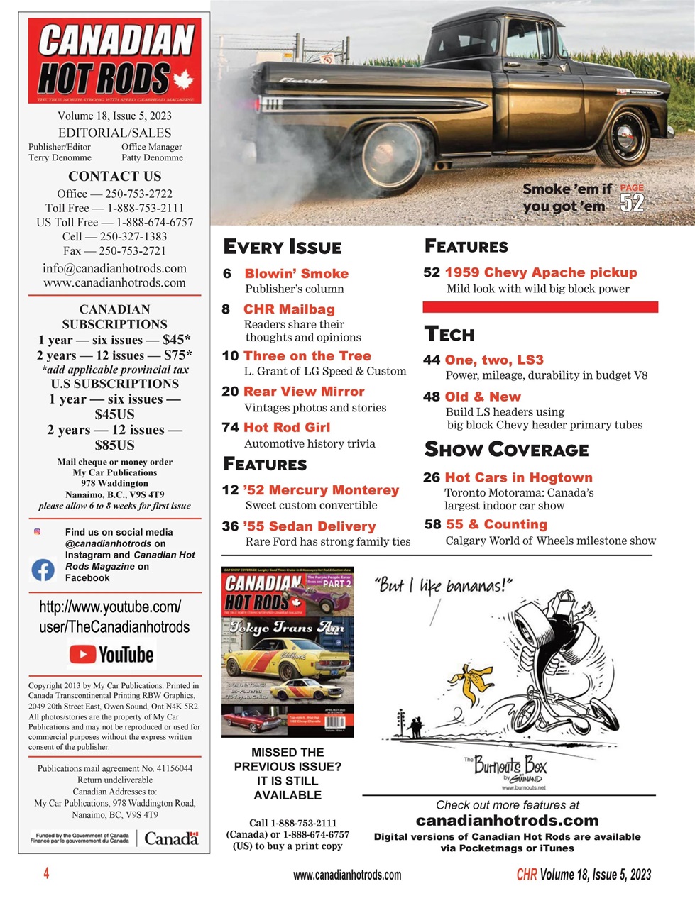 Canadian Hot Rods Preview Pages