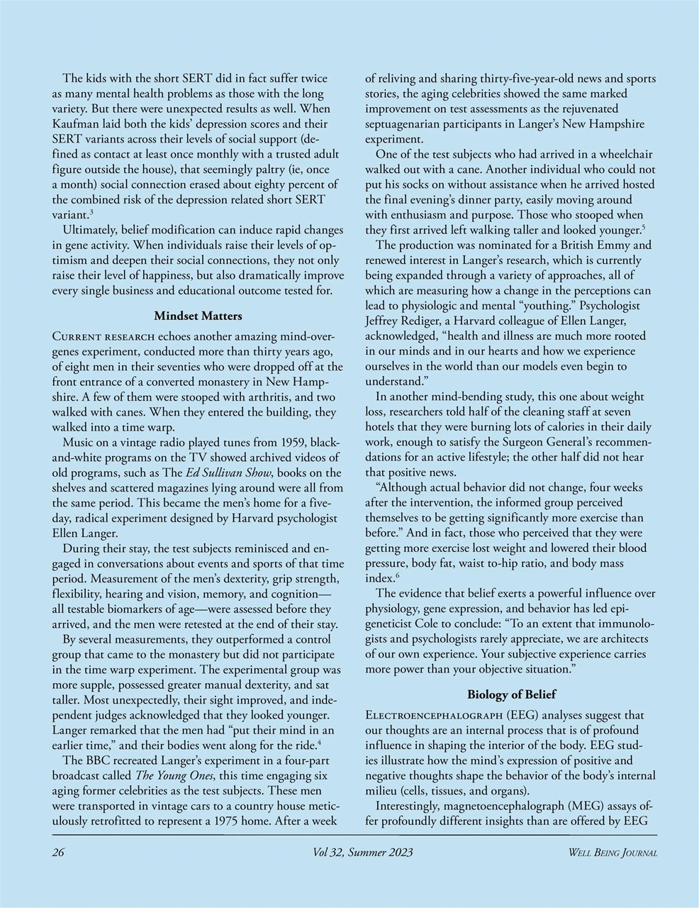 Well Being Journal Preview Pages