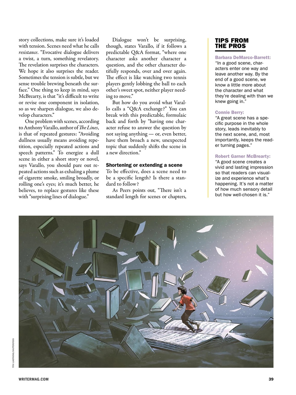 The Writer Preview Pages