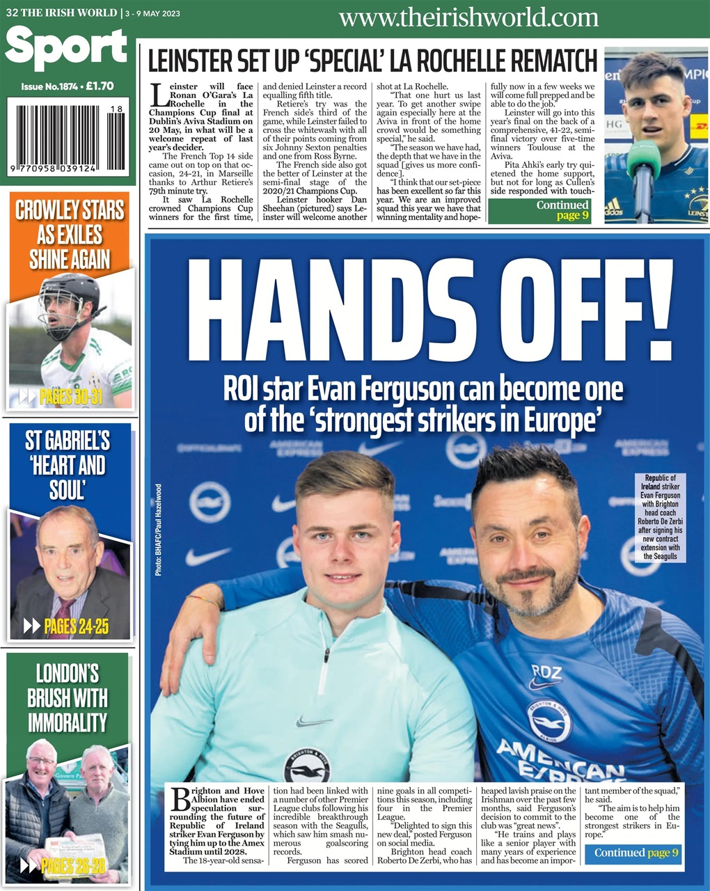 Irish World Preview Pages