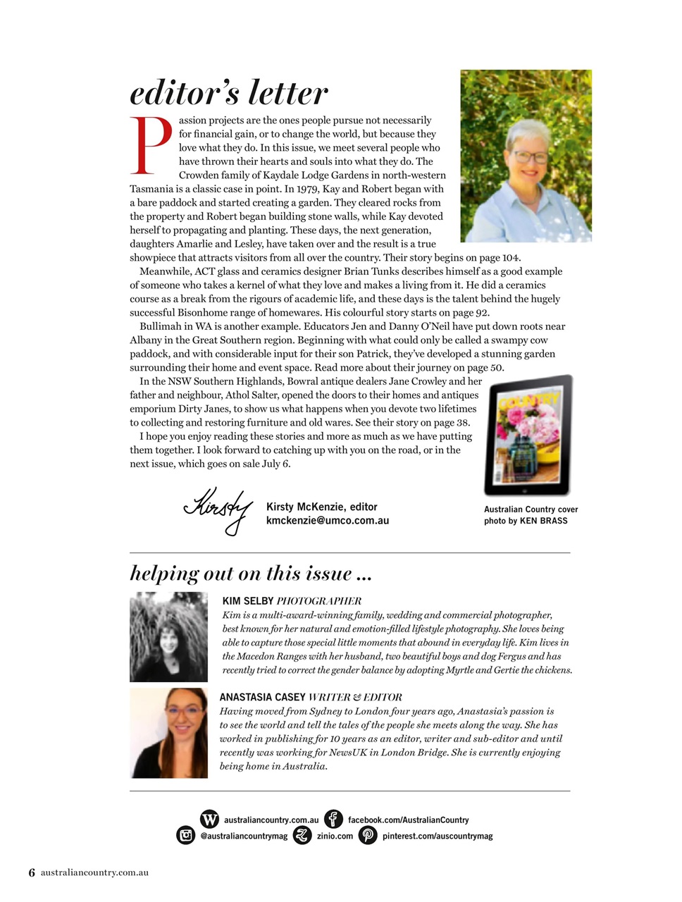 Australian Country Preview Pages