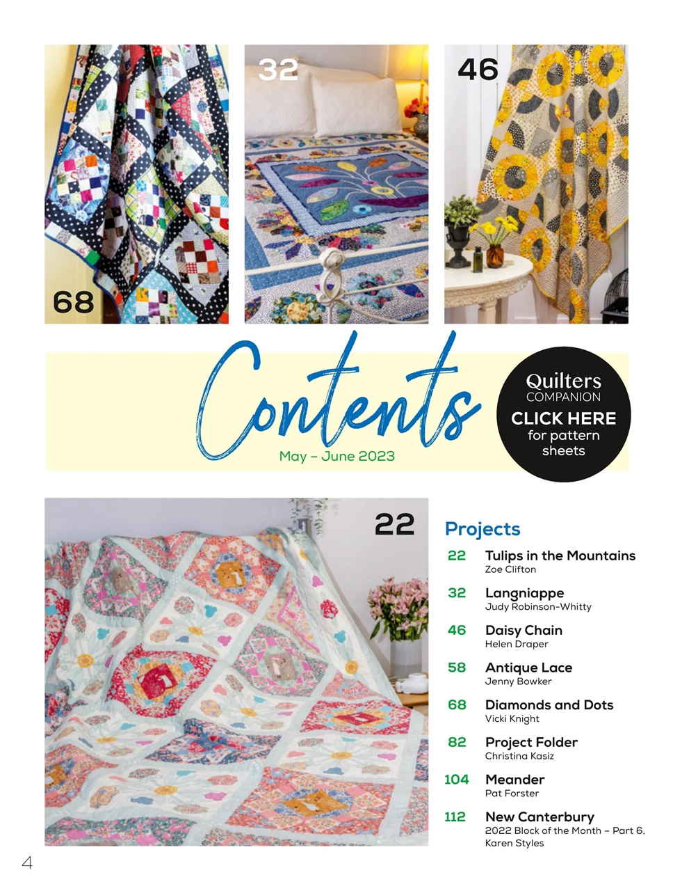 Quilters Companion Preview Pages