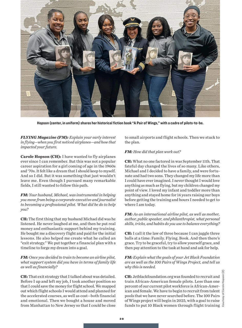 FLYING Magazine Preview Pages