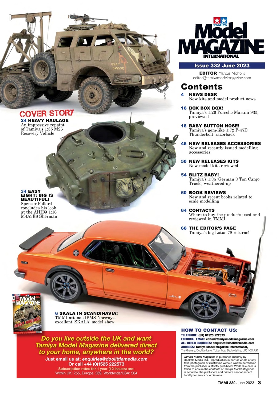 Tamiya Model Magazine Preview Pages