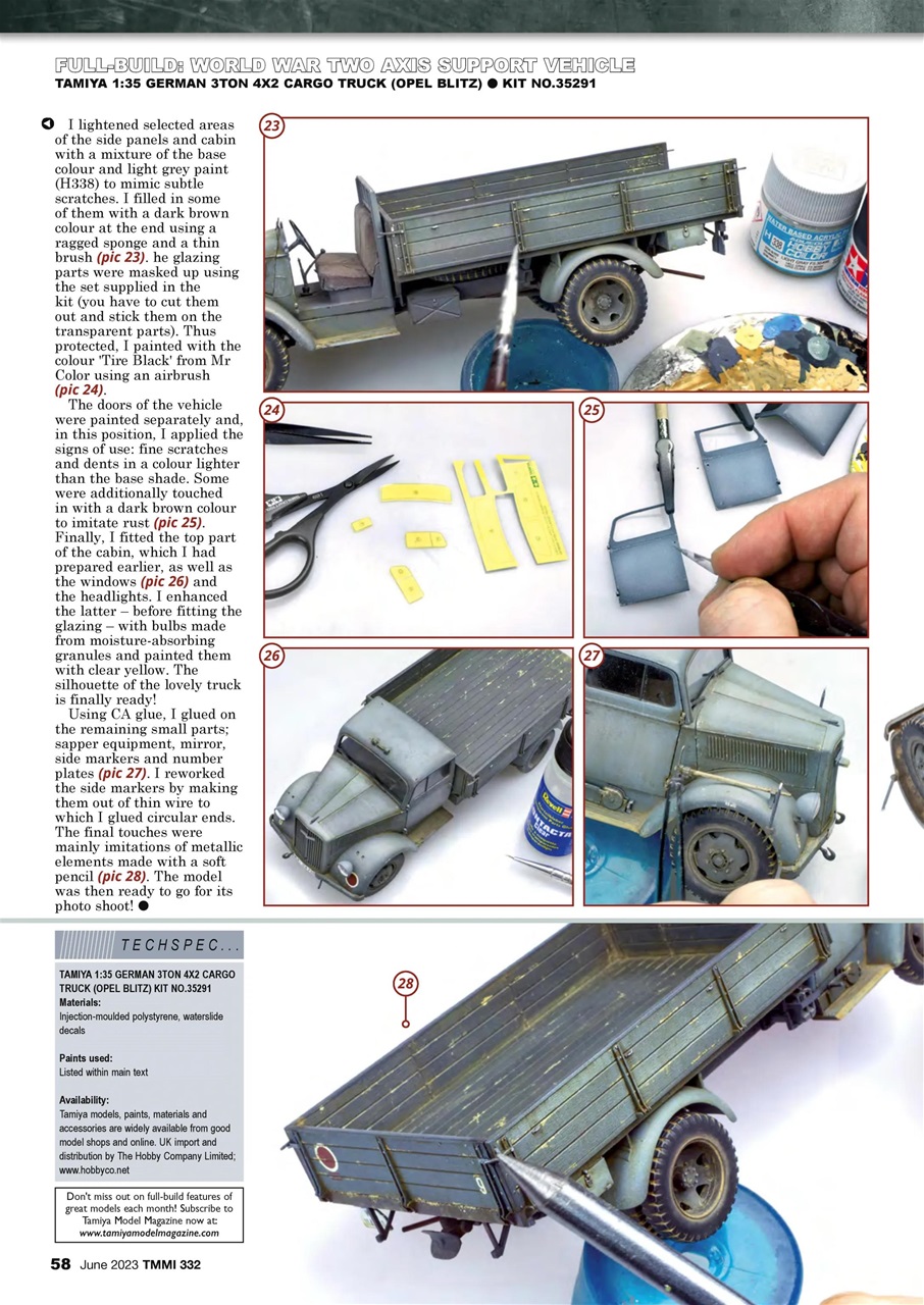 Tamiya Model Magazine Preview Pages