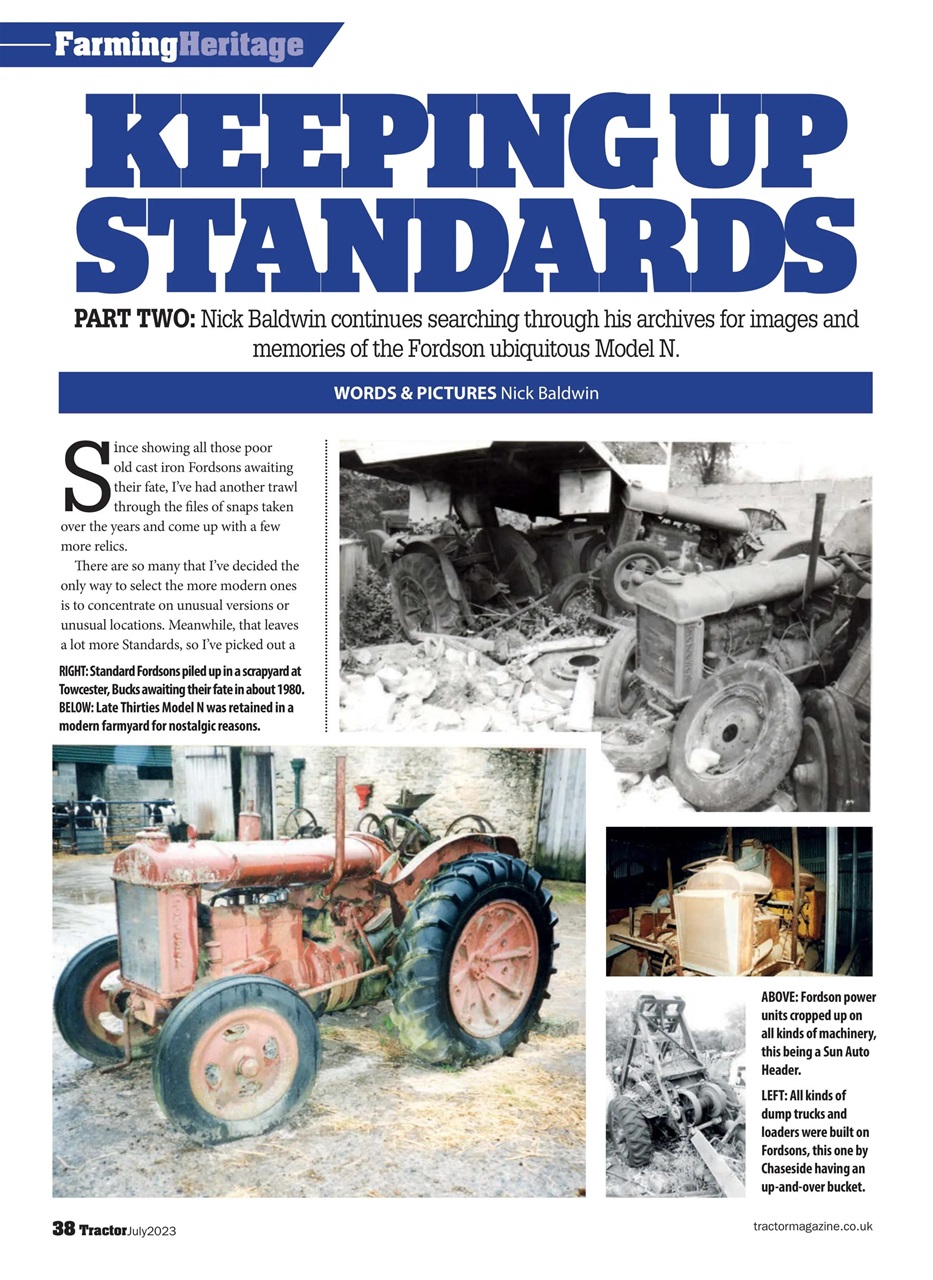 Tractor & Farming Heritage Magazine Preview Pages
