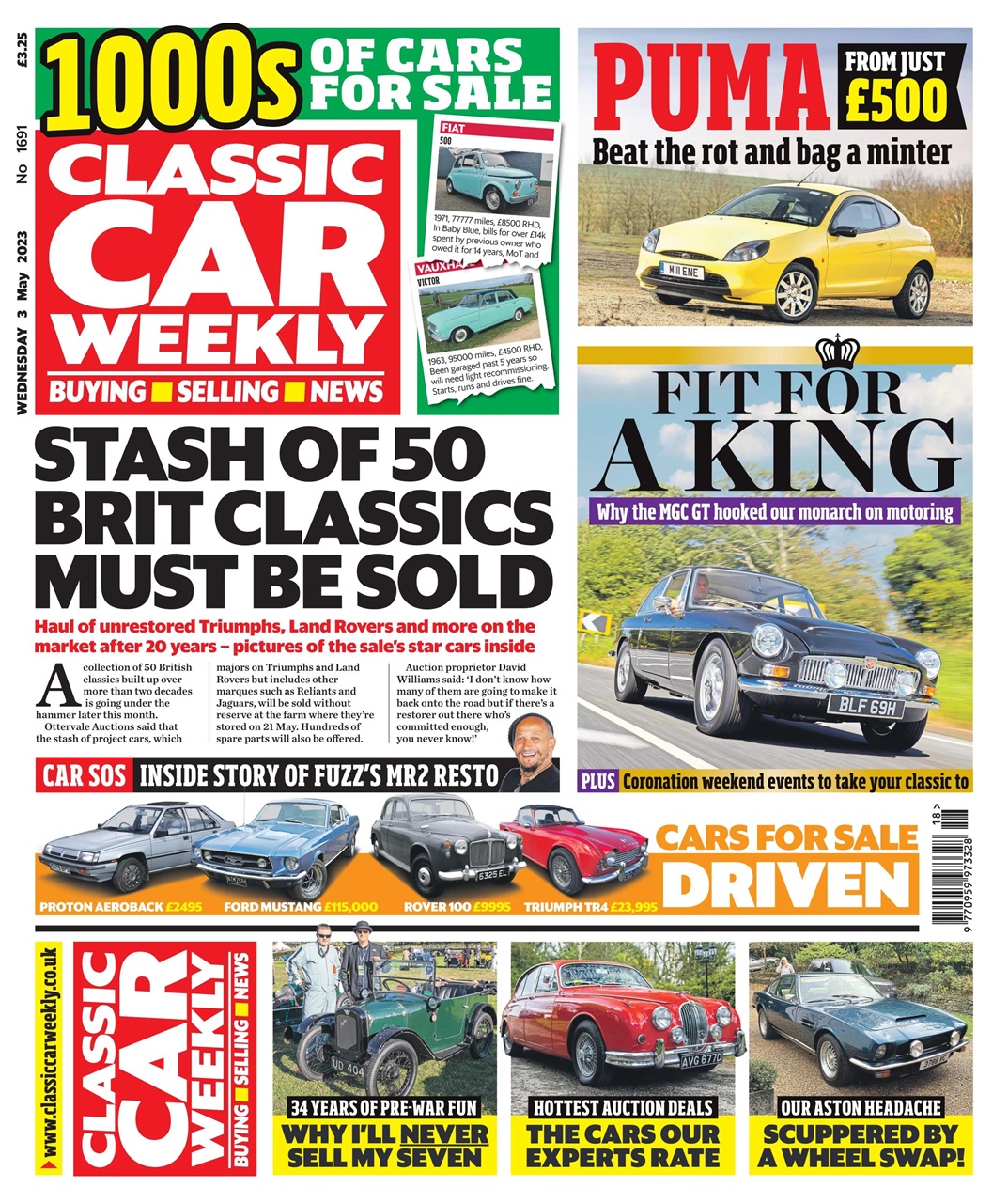 Classic Car Weekly Preview Pages