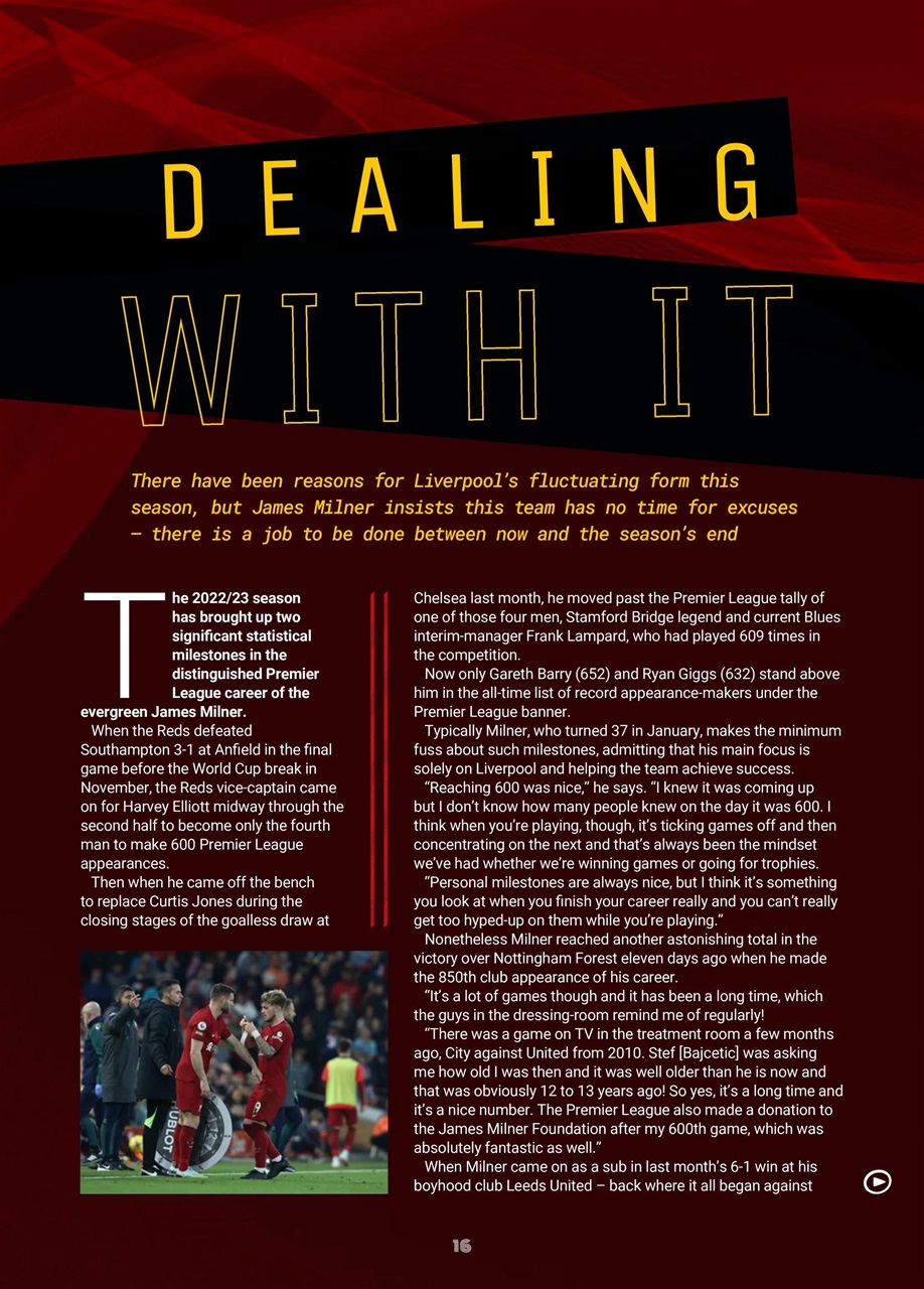 Liverpool FC Programmes Preview Pages