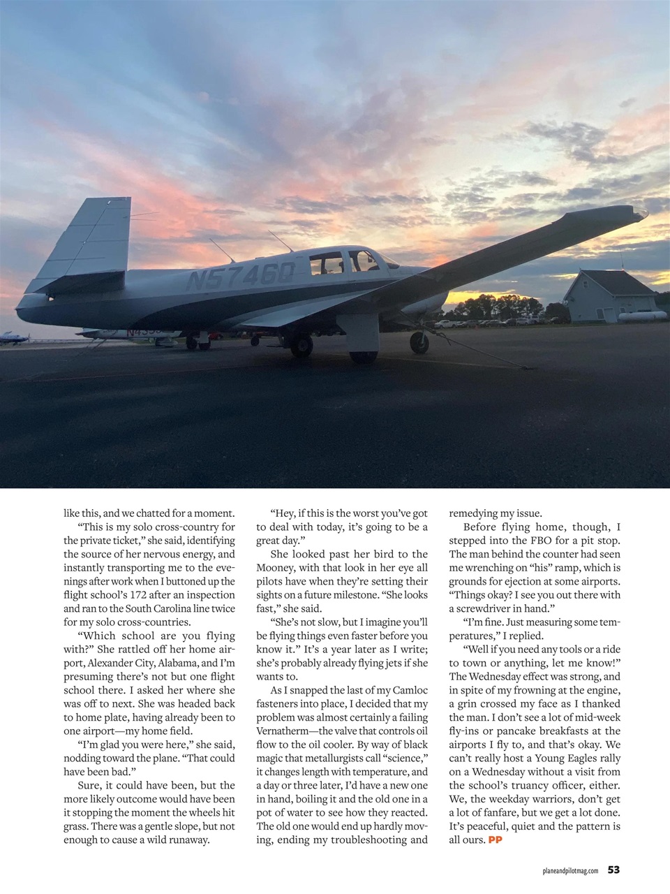 Plane & Pilot Preview Pages