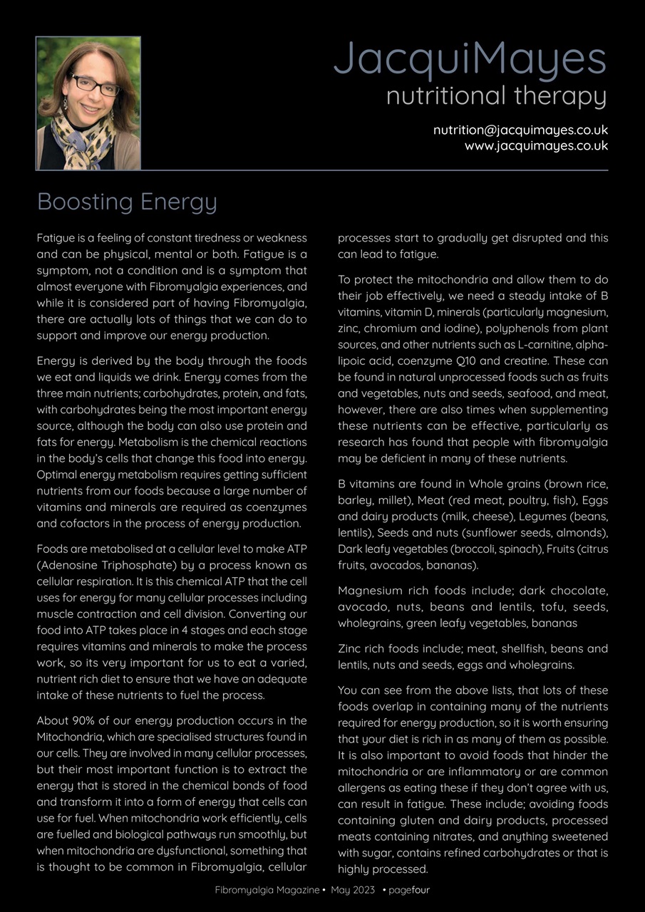 Fibromyalgia Magazine Preview Pages