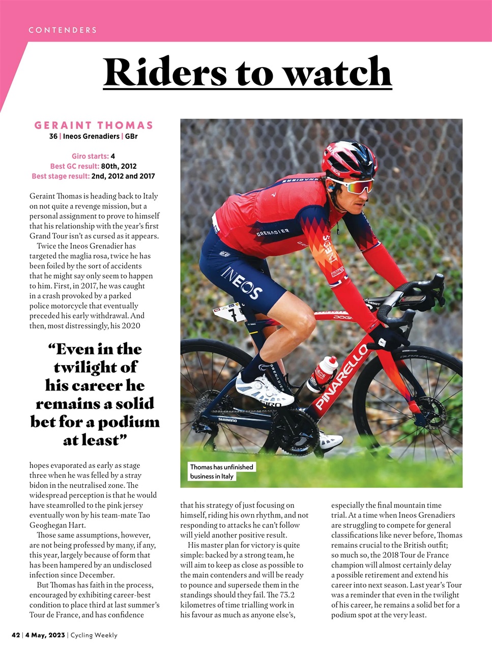 Cycling Weekly Preview Pages