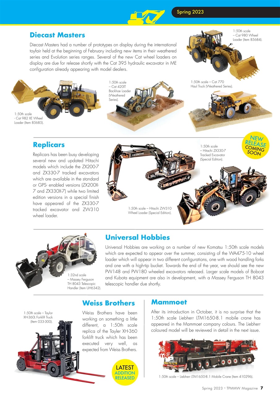 Truck, Plant & Machinery Model World Preview Pages