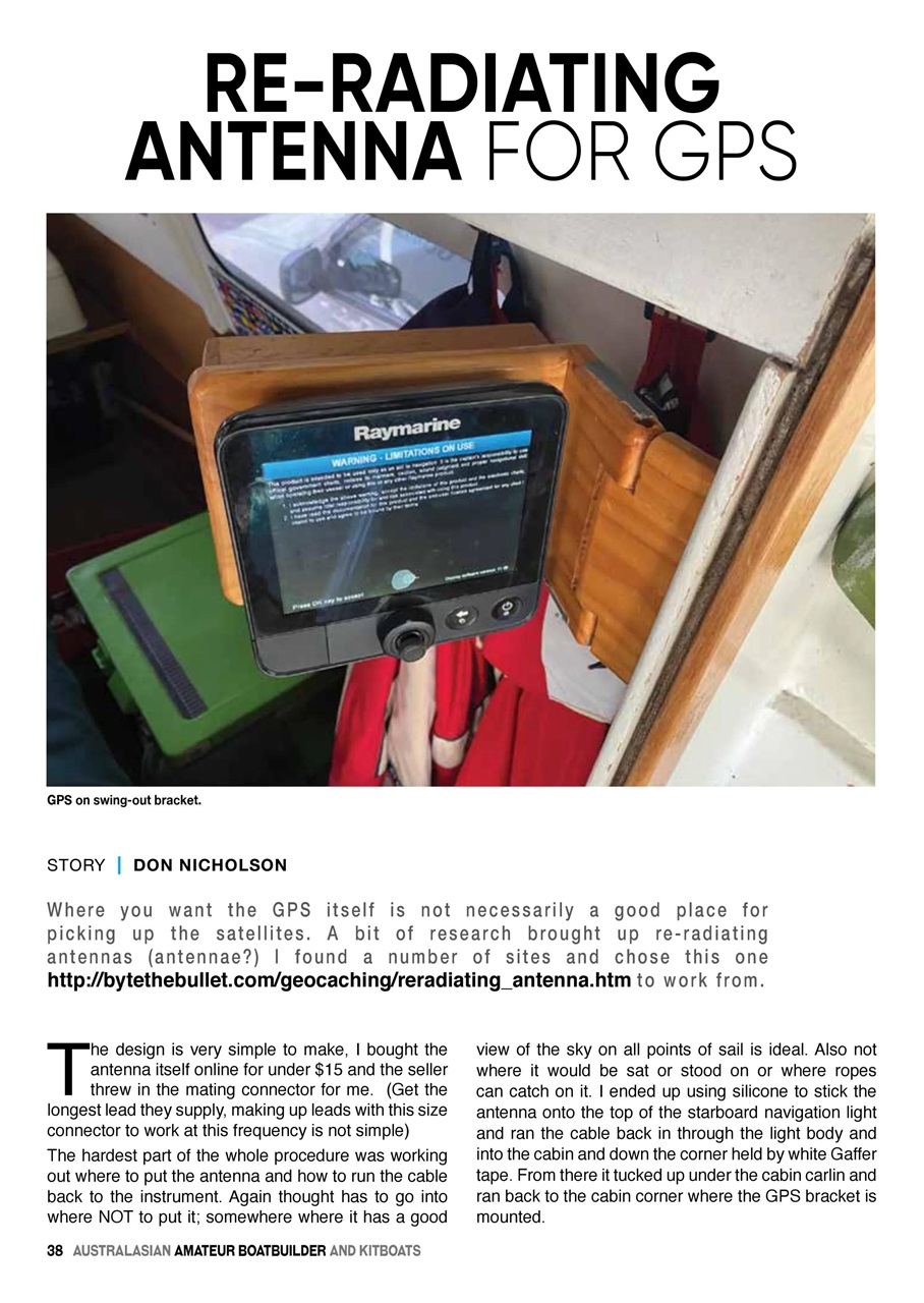 Australian Amateur Boat Builder Preview Pages