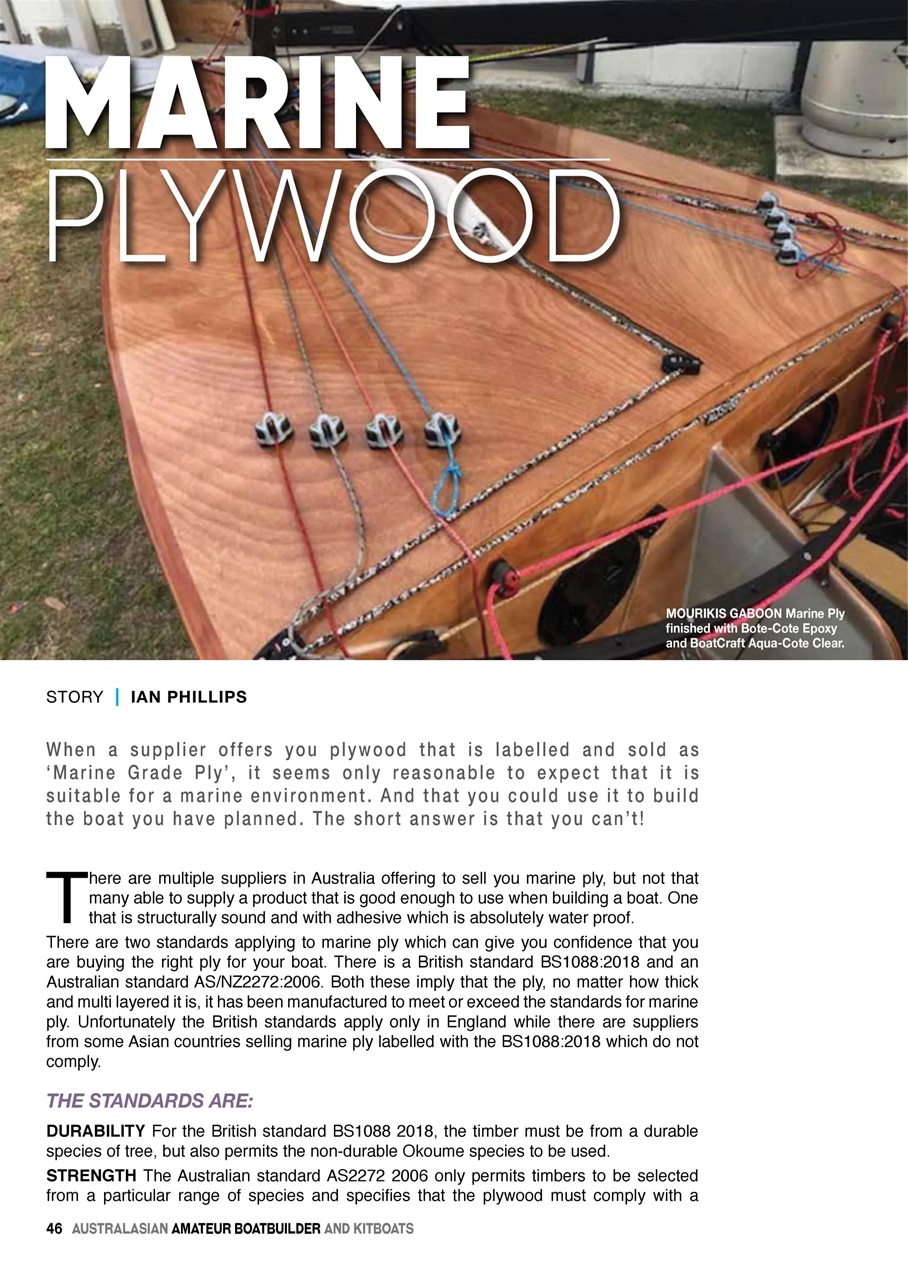 Australian Amateur Boat Builder Preview Pages