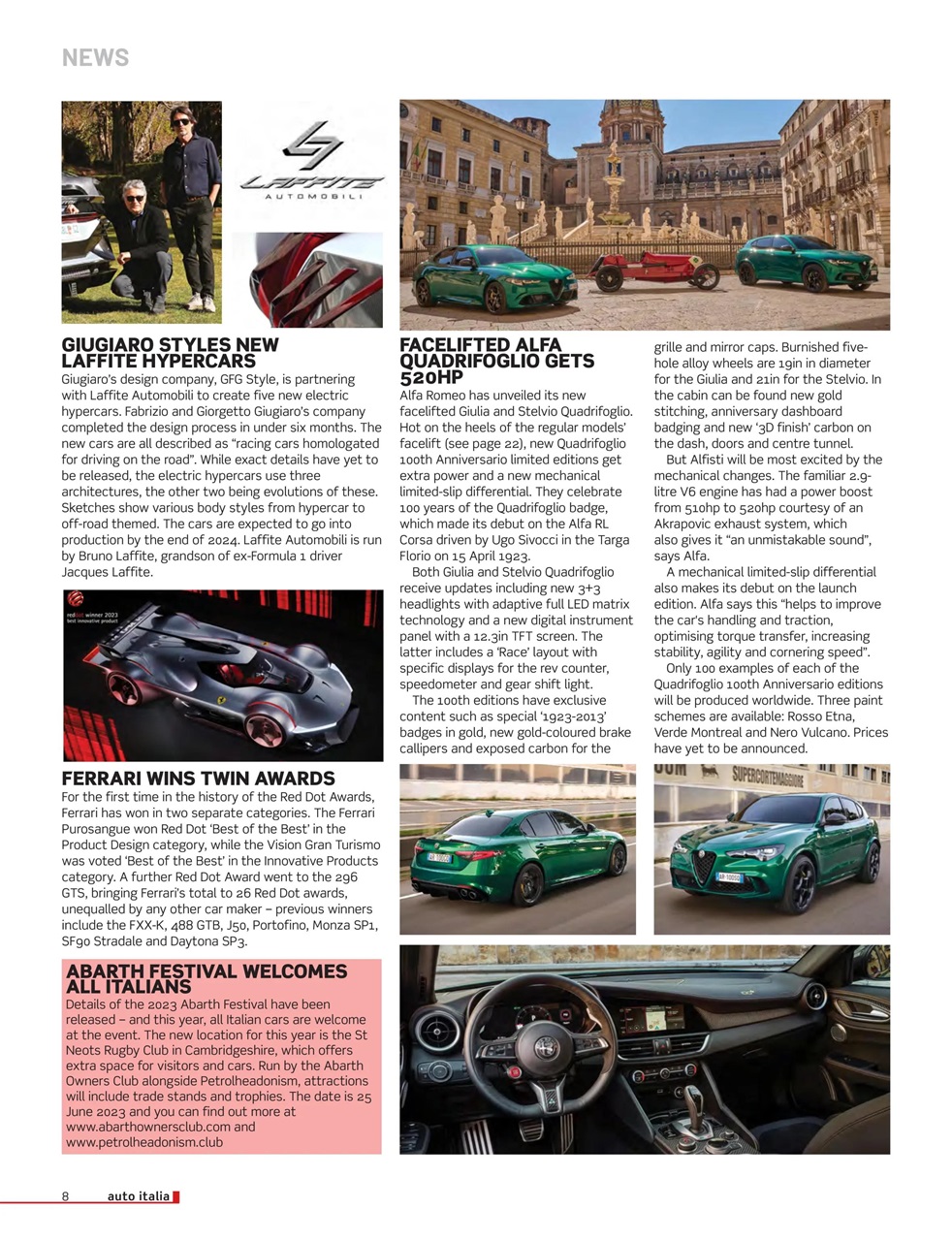 AutoItalia Magazine Preview Pages