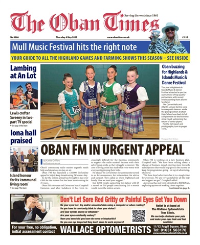 The Oban Times & Lochaber Times issue 4th May 2023