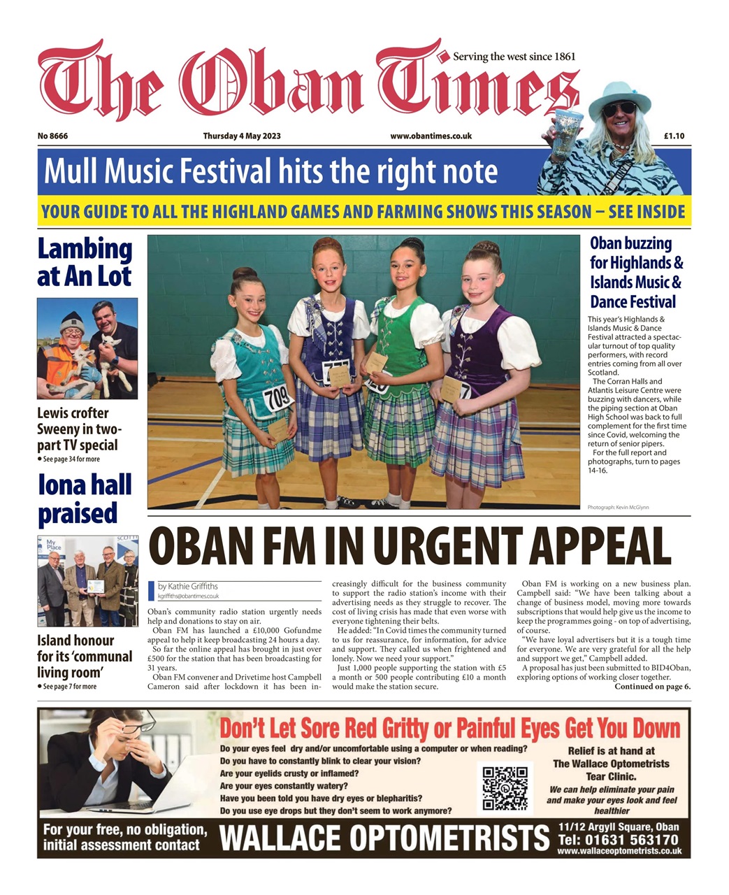 The Oban Times & Lochaber Times Preview Pages