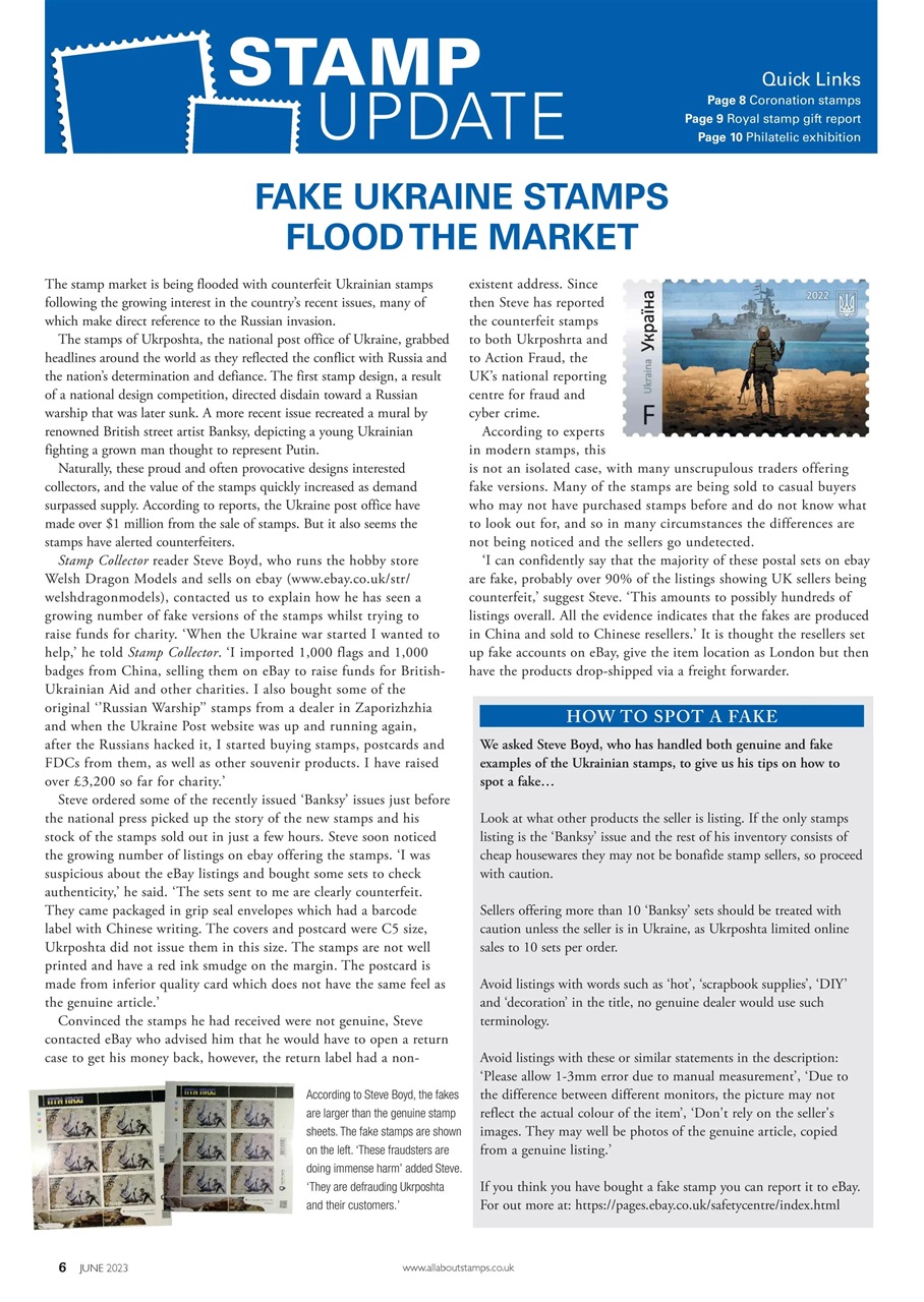 Stamp Collector Preview Pages