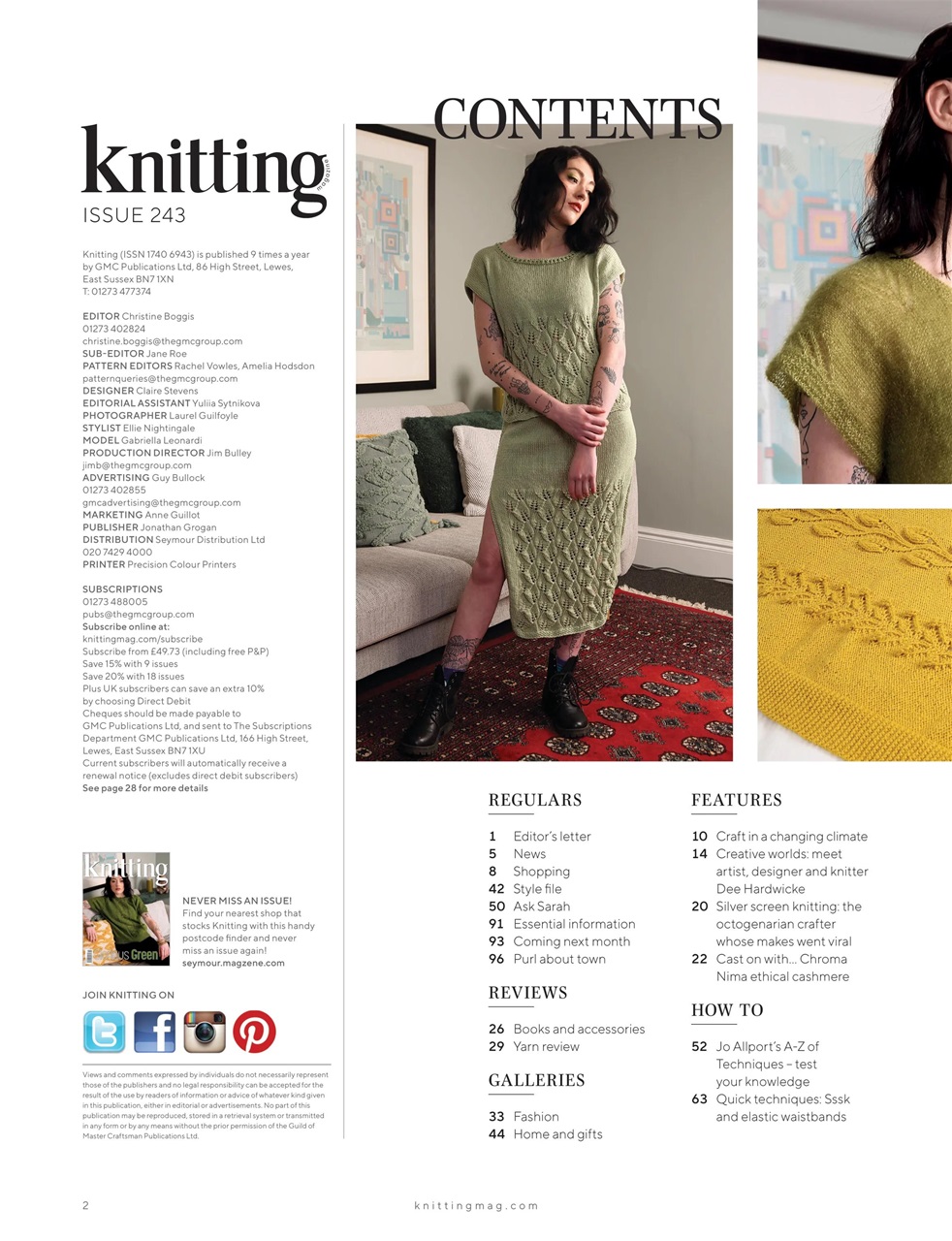 Knitting Preview Pages