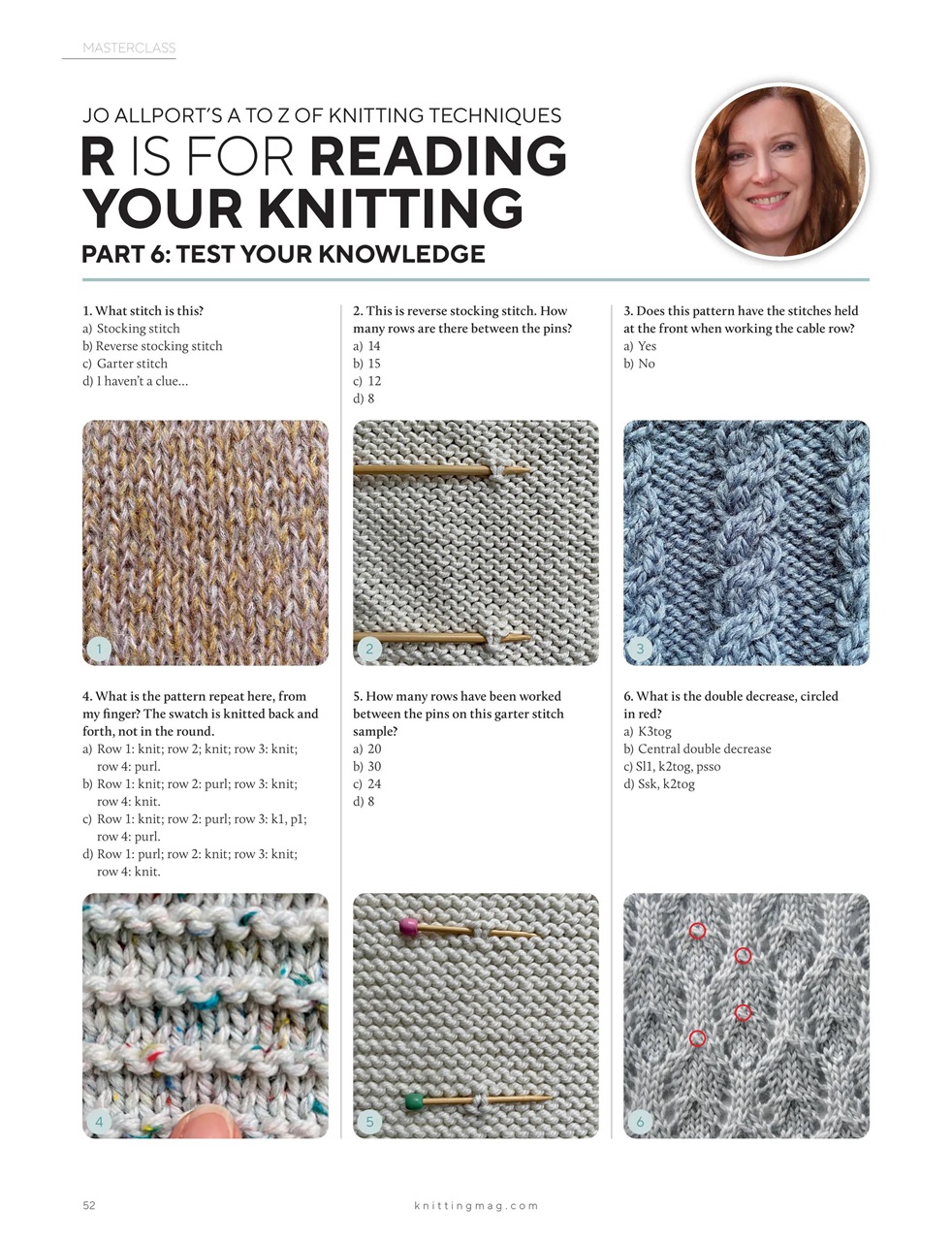 Knitting Preview Pages