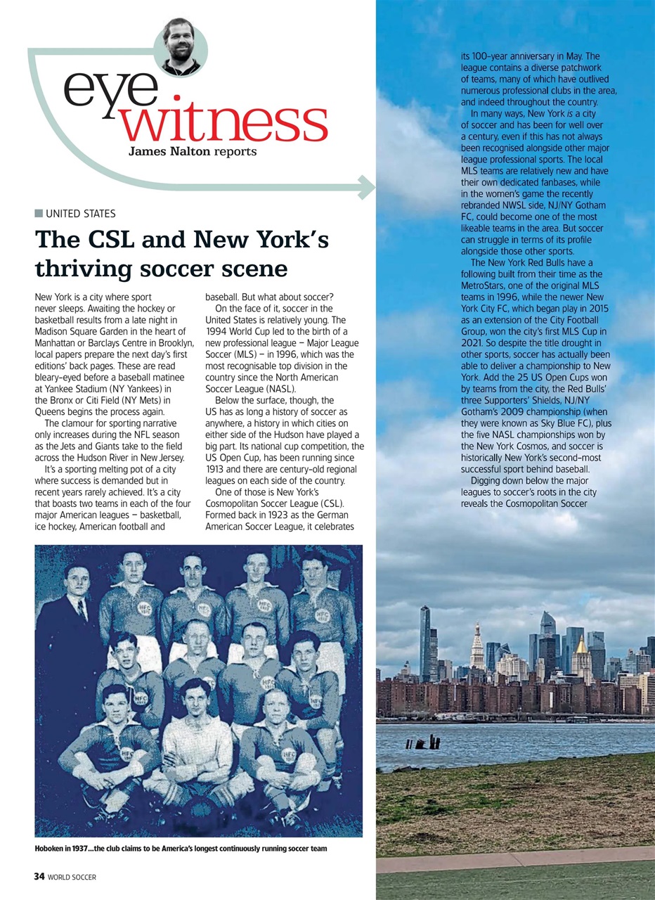 World Soccer Preview Pages