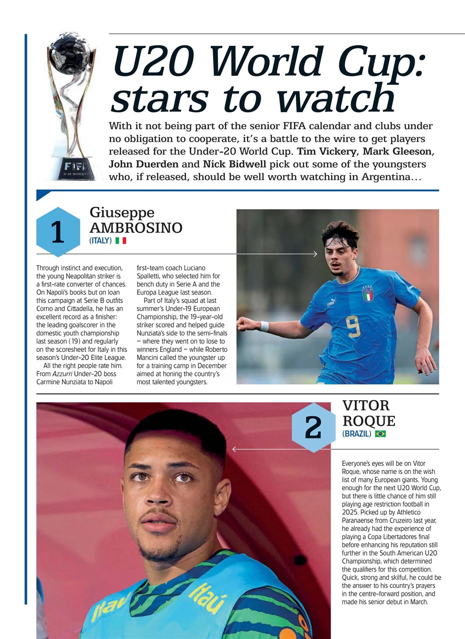 World Soccer Preview Pages