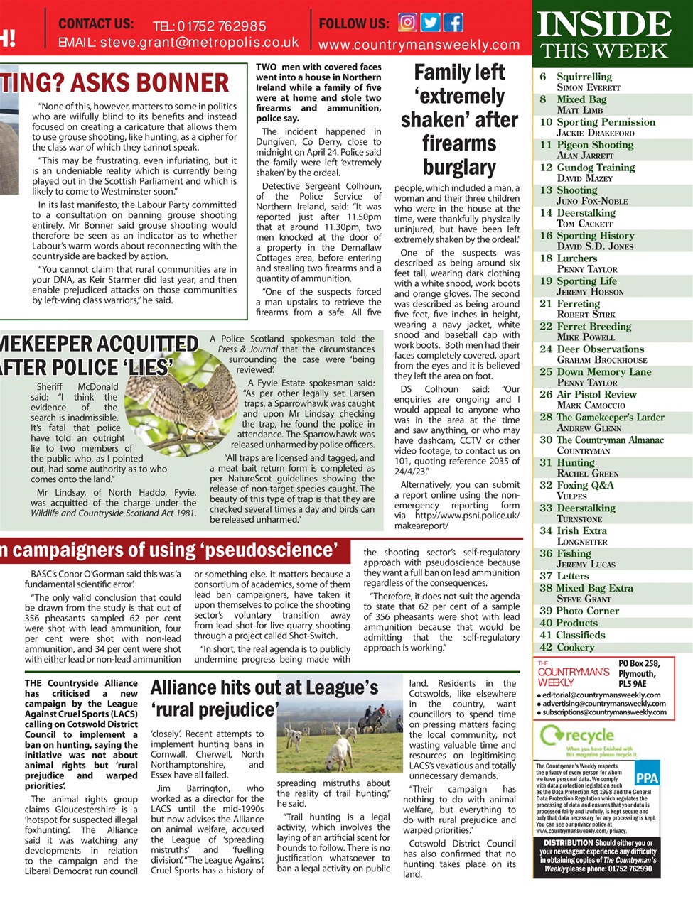 Countryman's Weekly Preview Pages