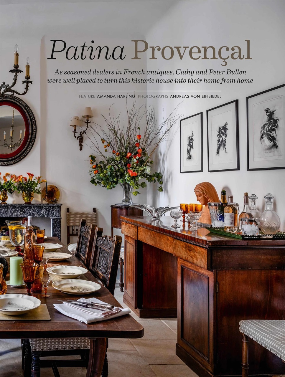 Homes & Antiques Magazine Preview Pages