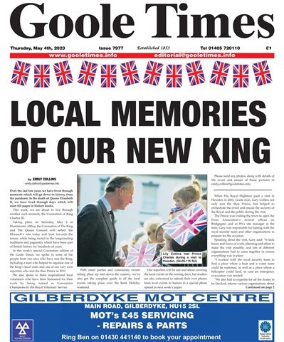 Goole Times issue May 4th 2023