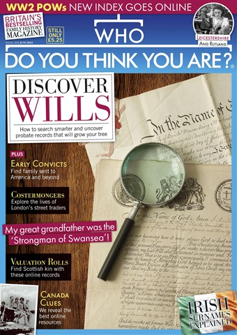 Who Do You Think You Are? issue June 2023