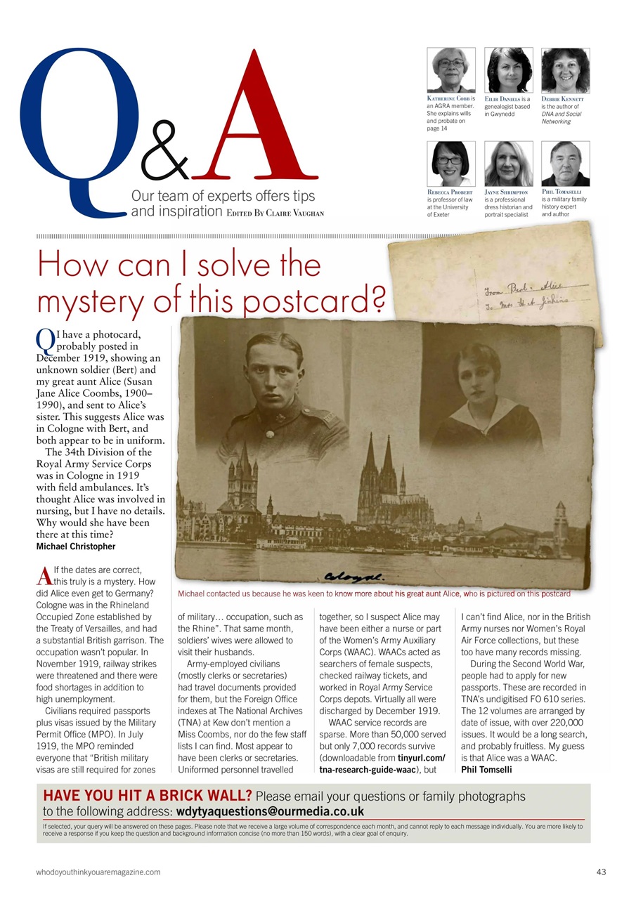 Who Do You Think You Are? Preview Pages