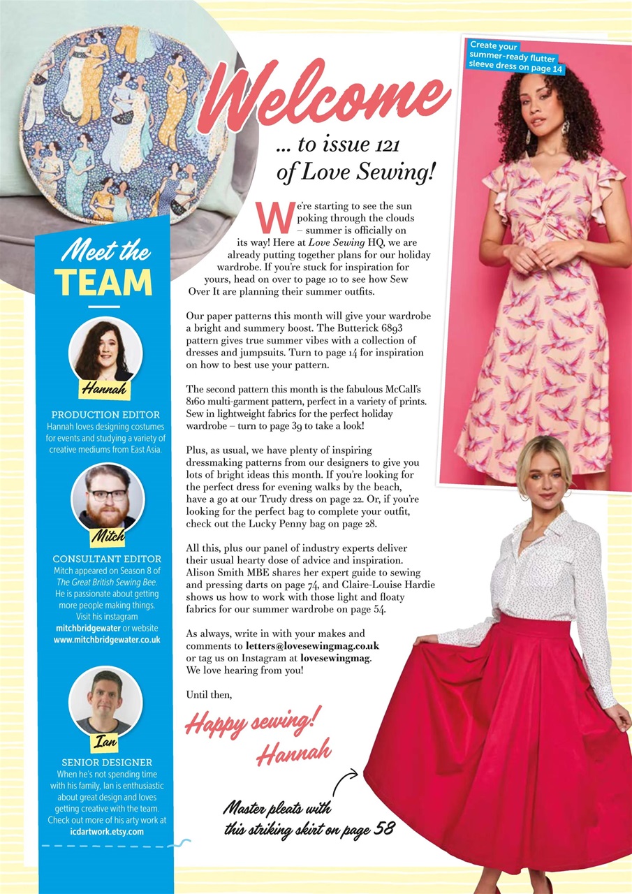 Love Sewing Preview Pages