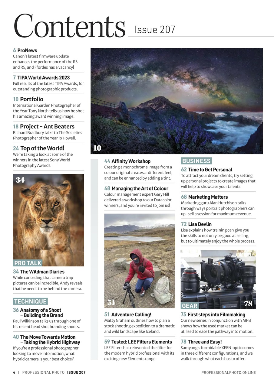 Professional Photo Preview Pages