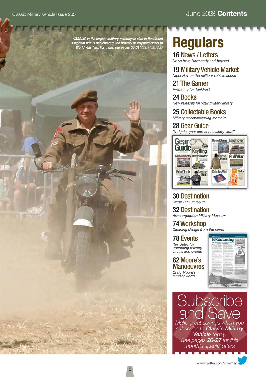 Classic Military Vehicle Preview Pages