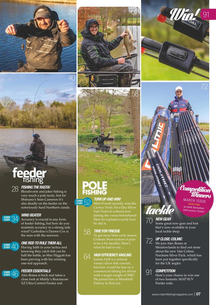 Match Fishing Preview Pages