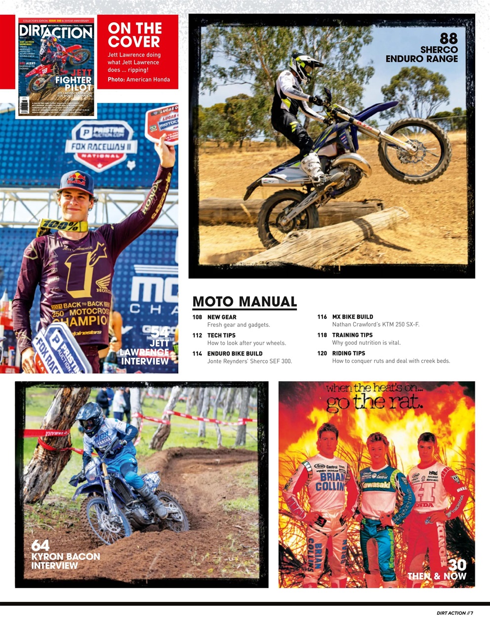 Dirt Action Preview Pages