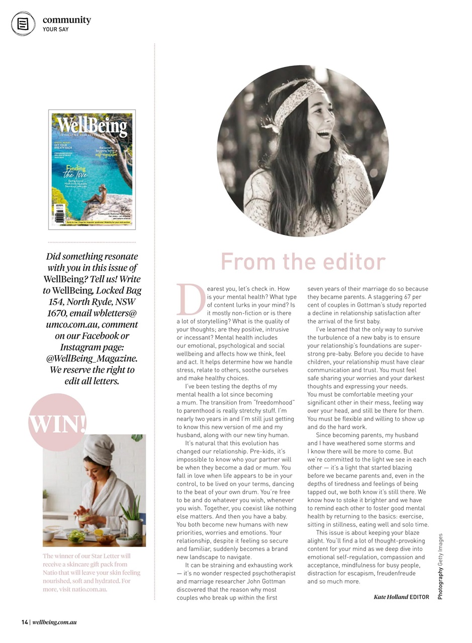 WellBeing Preview Pages