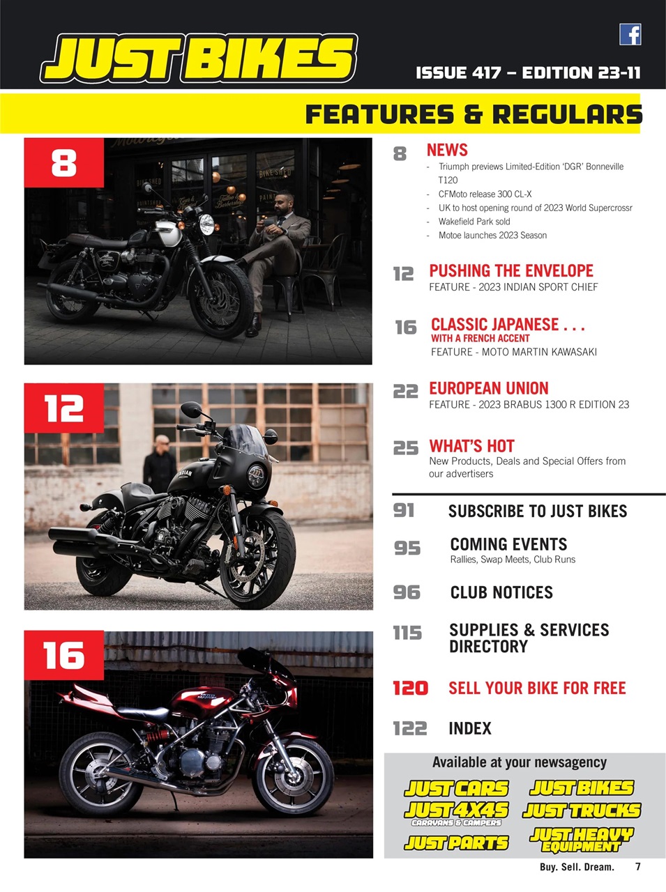 JUST BIKES Preview Pages