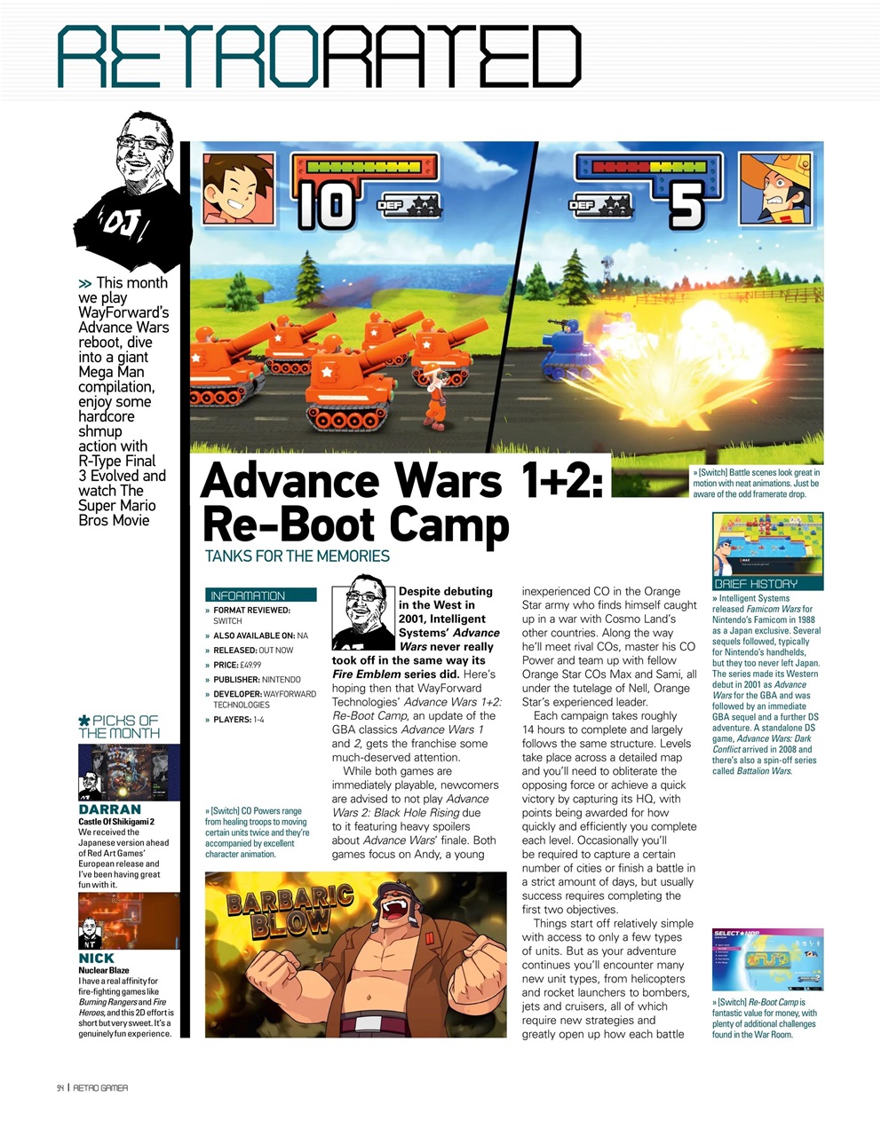 Retro Gamer Preview Pages
