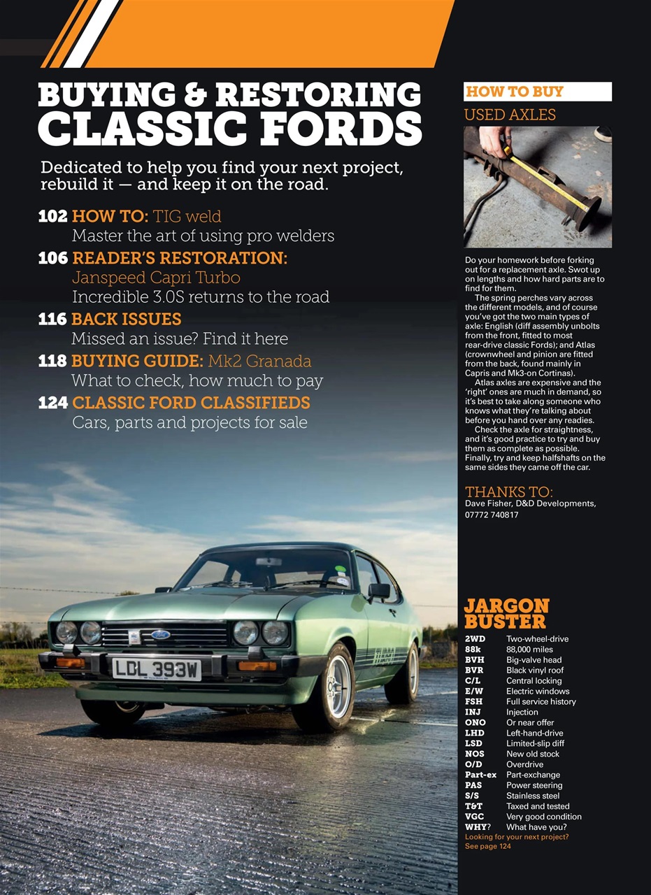 Classic Ford Preview Pages