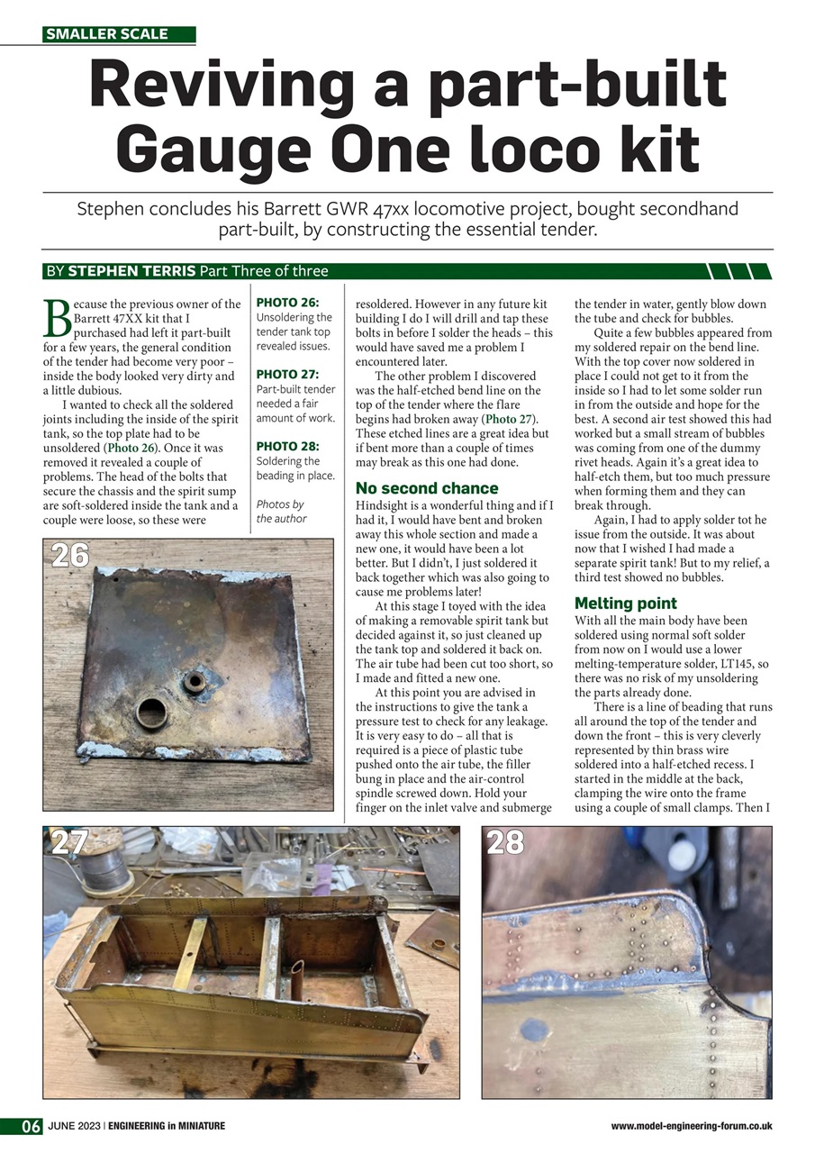 Engineering in Miniature Preview Pages