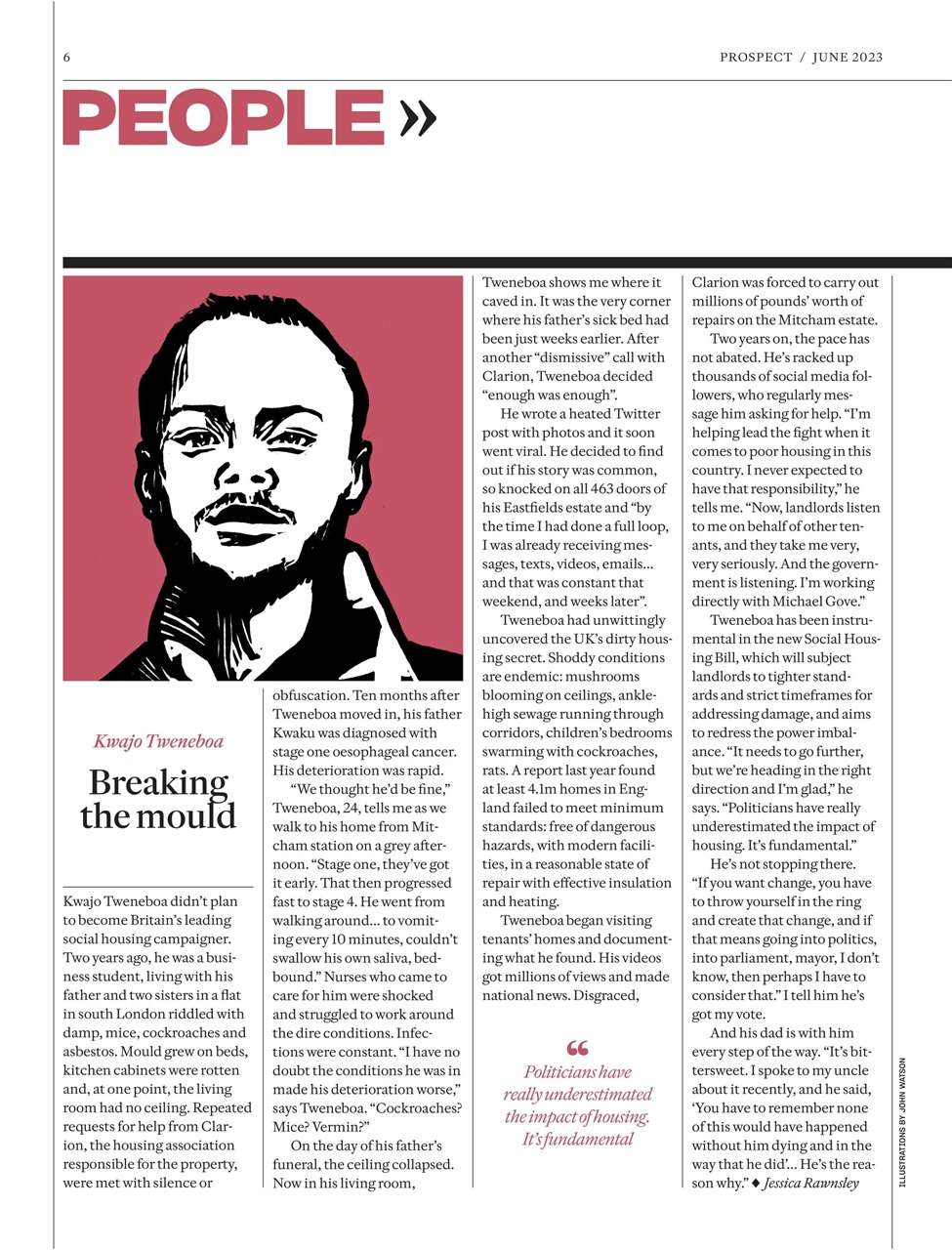 Prospect Magazine Preview Pages