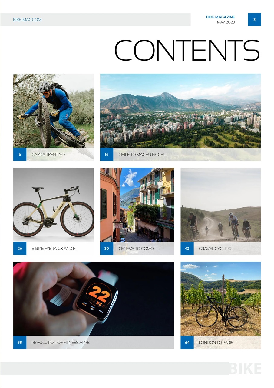 BIKE Magazine Preview Pages
